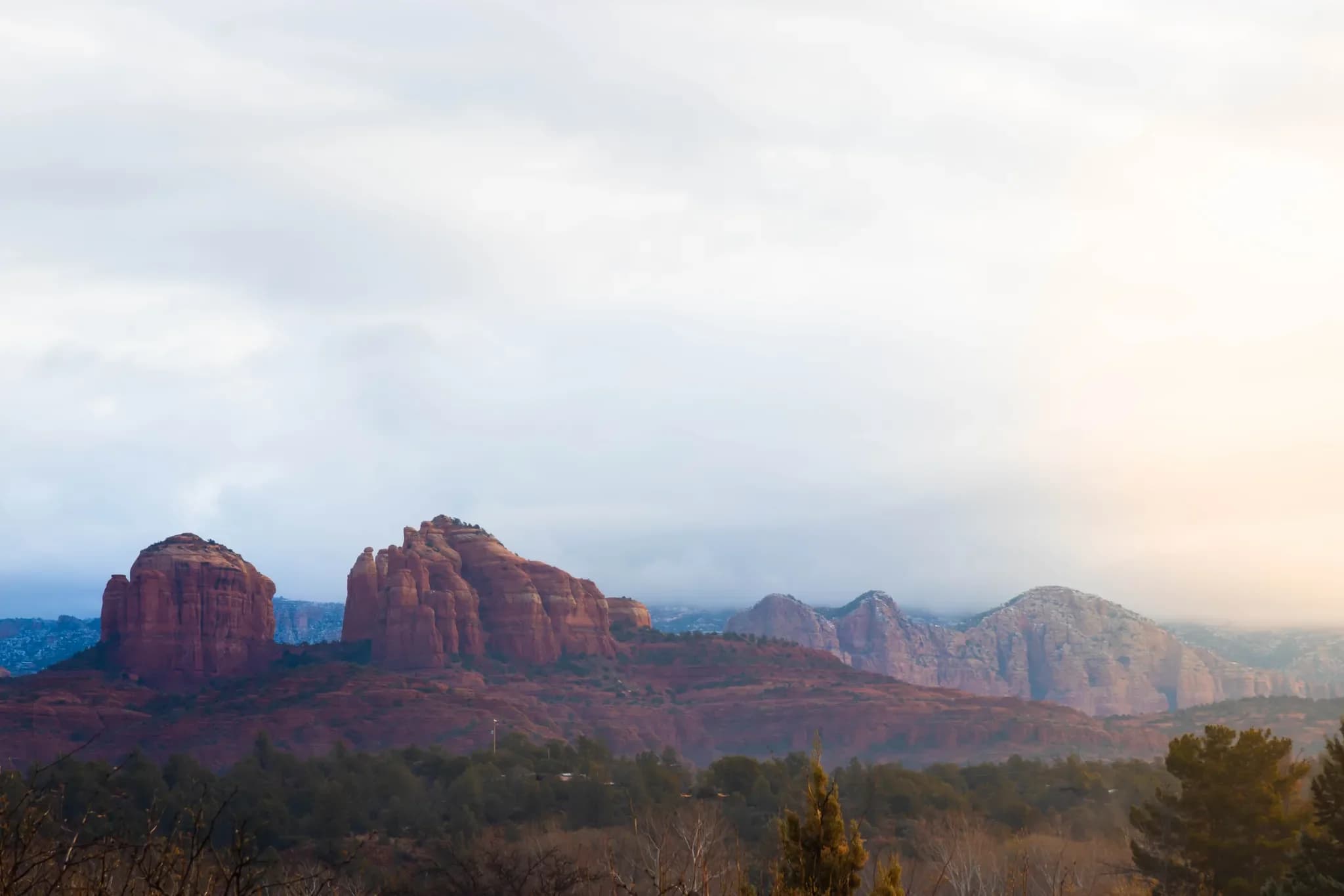 Sedona landscape background